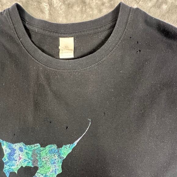 Distressed Zeds Music And Dead Rad Black Men’s T-Shirt Graphic Band Tee XL - Picture 6 of 6